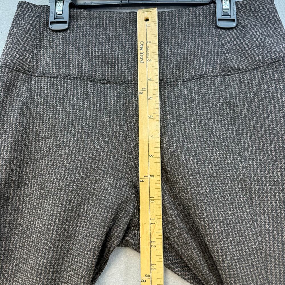 Athleta Delancey Houndstooth Tight Women's M Brown Black Business Casual EUC - Picture 13 of 15